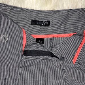 East 5th Black and White Blazer with Pink Lining